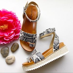 LUCKY BRAND Itolva Ankle Strap Espadrille Sandal